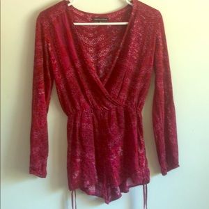 Kendall and Kylie long sleeve romper